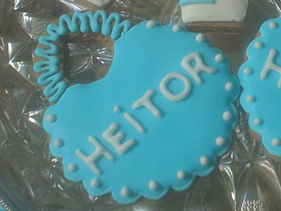 Biscoitos Decorados Beb Heitor