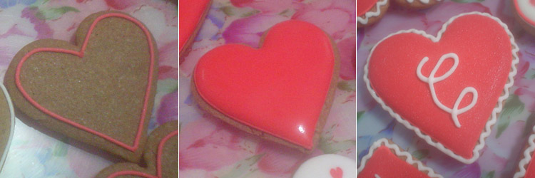 Biscoitos Decorados Dia dos Namorados