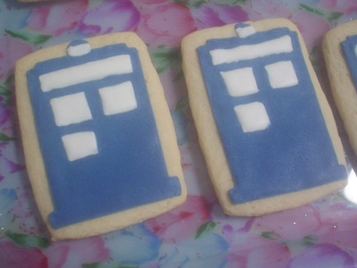 Biscoitos Decorados de Doctor Who