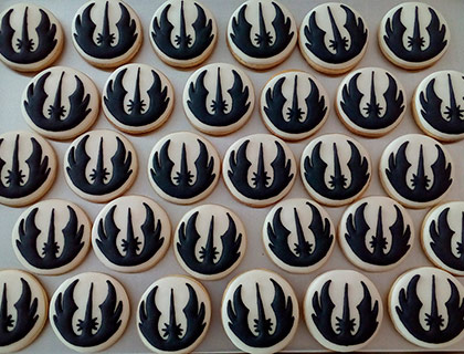 Biscoitos Decorados de Ordem Jedi de Star Wars