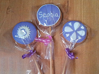 Biscoitos Decorados de Princesa Sophia