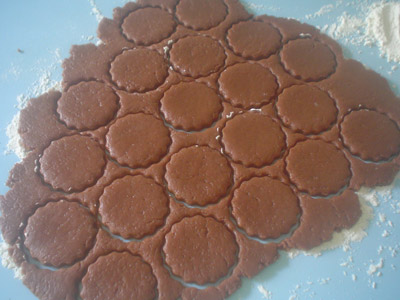 Biscoitos Recheados de Chocolate Branco