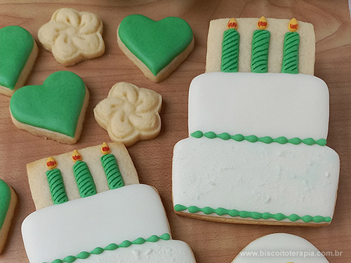 Biscoitos Decorados para o Anivers�rio da Fisioterapeuta