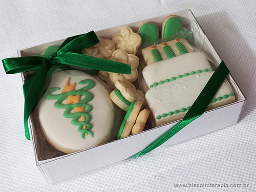 Biscoitos Decorados para o Anivers�rio da Fisioterapeuta