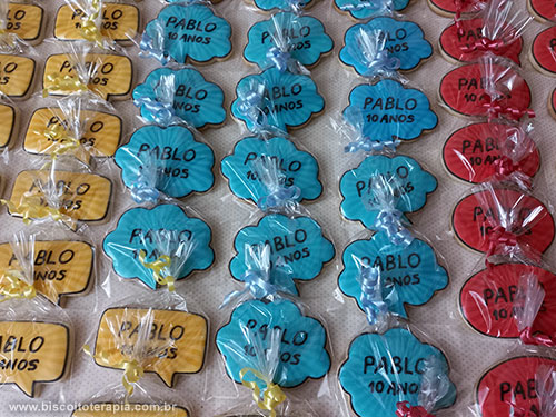 Biscoitos Decorados para o Aniversrio do Pablo