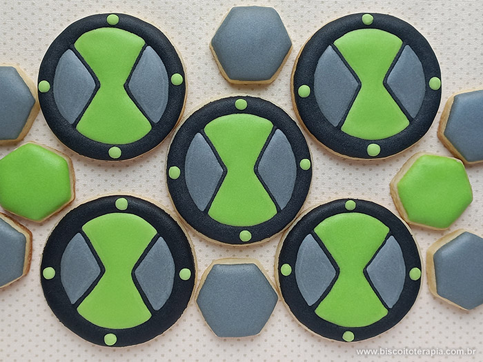 Biscoitos Decorados de Ben 10