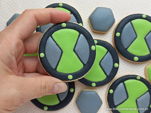 Biscoitos Decorados de Ben 10