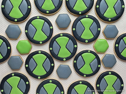 Biscoitos Decorados de Ben 10