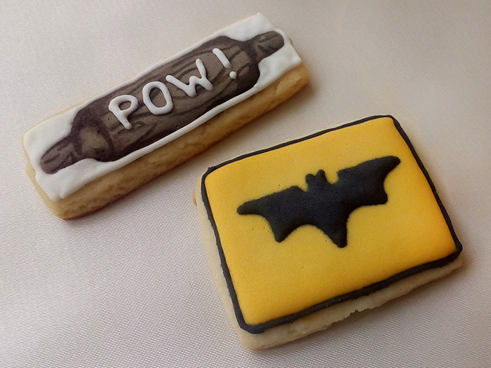 Biscoitos Decorados Ch de Cozinha Batman