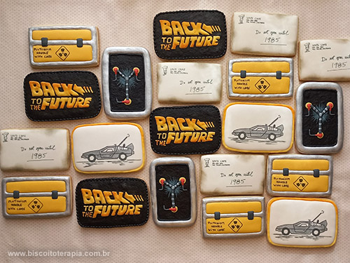 Biscoitos Decorados De Volta para o Futuro