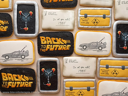 Biscoitos Decorados De Volta para o Futuro