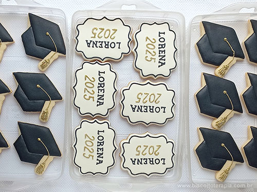 Biscoitos Decorados Formatura da Lorena