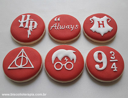 Biscoitos Decorados de Harry Potter