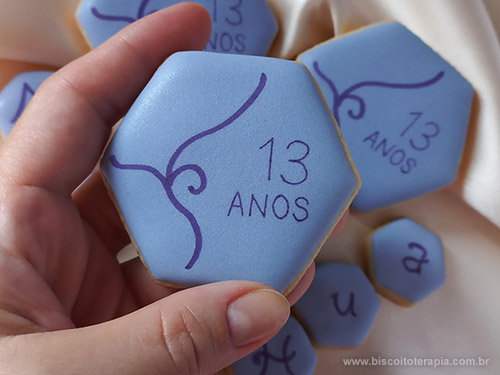 Biscoitos Decorados 13 Anos de Mo Li Hua