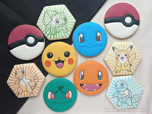 Biscoitos Decorados de Pok�mon