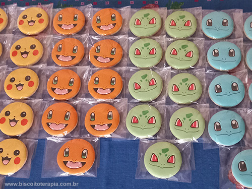 Biscoitos Decorados de Pok�mon