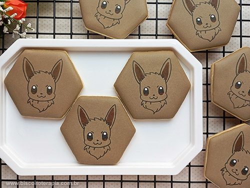 Biscoitos Decorados de Pokmon Fofo