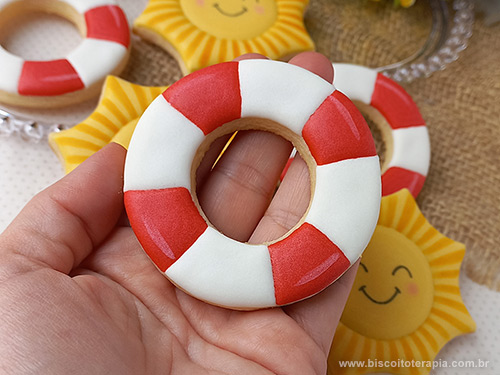 Biscoitos Decorados Pool Party