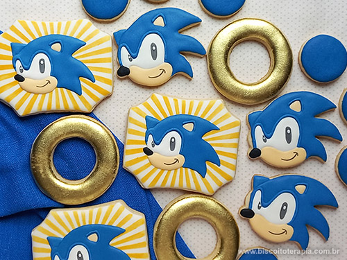 Biscoitos Decorados Sonic