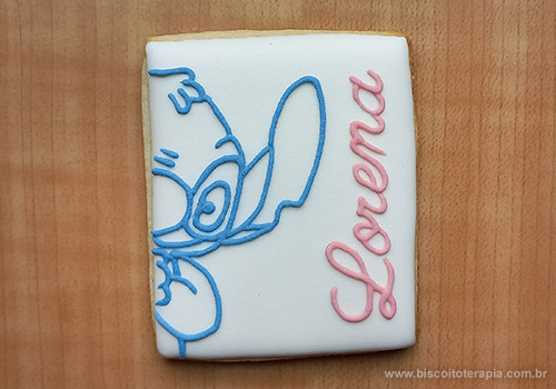 Biscoitos Decorados de Stitch