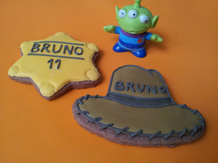 Biscoitos Decorados de Toy Story para o Bruno