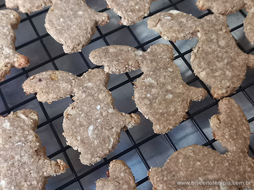 Biscoitos Caninos de Ma e Mel